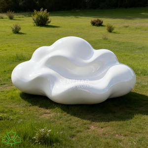 งานประติมากรรมรูปเมฆขนาดใหญ่จากไฟเบอร์กลาส ยี่ห้อเซ็นเจา ประเทศเกาหลี ขายดี เหมาะสำหรับตกแต่งห้างสรรพสินค้าและสวนสาธารณะ - Product Image 4