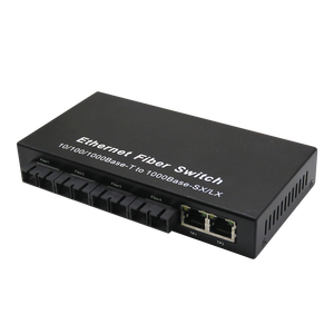 โรงงานผลิต 2026 OEM&ODM ตัวแปลงสัญญาณไฟเบอร์ออปติกแบบกิกะบิต 4 พอร์ตไฟเบอร์คู่+3 พอร์ต RJ45 โมดูลเดี่ยว SC ตัวรับส่งสัญญาณออปติก สวิตช์เครือข่าย - Product Image 3