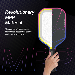 Nouvelle Arrivée - Vente Flash : Raquette de Pickleball Composite avec Face en Graphite, Noyau MPP, Certifiée USAPA, Absorption des Chocs Efficace - Product Image 2