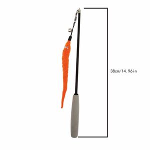 Thiết Kế Mới Thể Thao Tương Tác Đồ Chơi Vật Nuôi Trong Nhà Mèo Mèo Con Có Thể Thu Vào Teasing Rod Lông Kim Loại Tập Thể Dục Đồ Chơi Làm Bằng Nhựa - Product Image 4