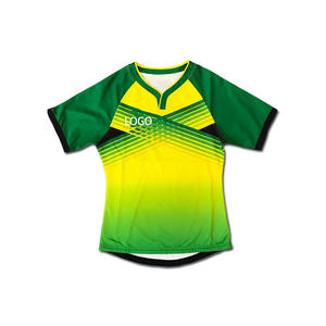 เสื้อรักบี้สำหรับผู้หญิงพิมพ์ลายซับลิเมตเจอร์ซีย์รักบี้แบบเรียบ - Product Image 3