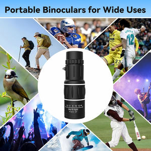 성인용 야외 등산 동물 관찰 Bak4 프리즘 FMC 코팅 단안 망원경 삼각대 및 휴대폰 클립 포함 - Product Image 5