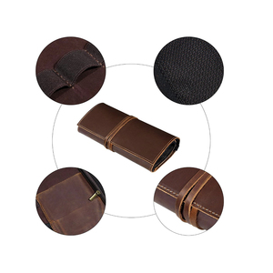 Estuche de Cuero para Banco de Energía, Organizador de Cables y Audífonos, Multifuncional, Suave, para Viajes, Bolsa para Dispositivos Digitales - Product Image 6