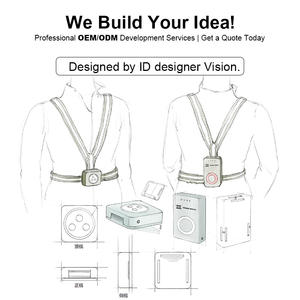 Chaleco reflectante LED de seguridad con banda elástica ajustable recargable personalizado con Bumbag para correr de noche y caminar - Product Image 4
