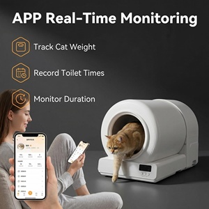 Bac à litière automatique intelligent mains libres pour chat, toilette électrique autonettoyante avec désodorisation et capteurs de sécurité (US/EU/UK/AU) - Product Image 4