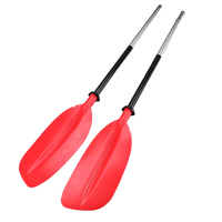 Pagaie de kayak en alliage d'aluminium en deux parties, double lame, légère, personnalisable en couleur et longueur (71 po/180 cm, 102 po/260 cm)