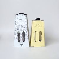 Distributeur de café en boîte carton aseptique de 96 oz avec logo personnalisé, robinet et gobelets pour la restauration et le café à emporter