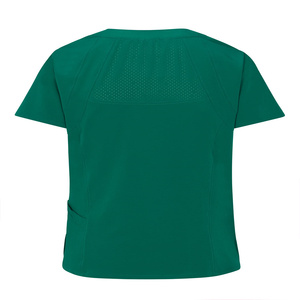 Moda Scrubs Uniformes Conjuntos Cintura elástica Scrub Tops Stretch Fit Pantalones Hospital Enfermera <span class=keywords><strong>Trabajo</strong></span> Trajes <span class=keywords><strong>de</strong></span> desgaste médico - Product Image 3