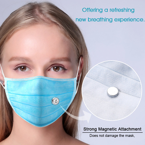 Vente en gros de 200 modèles de clips magnétiques en acier inoxydable pour masques d'aromathérapie |   Parfait pour les masques et les broches |   Réutilisable et durable - Product Image 2