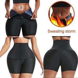 S101 Custom Logo Neoprene Sauna Sweat Pants Women Fitness Tummy Control Waist Trainer Corset Leggings