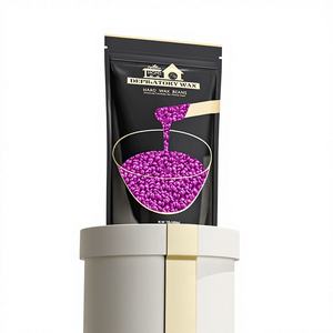 Perles de cire dépilatoires hypoallergéniques végétaliennes pour le visage et le corps, vente en gros, marque privée personnalisée - Product Image 1