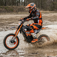 Stock USA in Electric Dirt Bike Off-Road Motorcycle 3000W 48V Range,Dual Suspension & Hydraulic Brakes Fit Age 13+ Max 35MPH