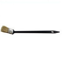 Pinceau de peinture triangulaire de qualité industrielle pour radiateur à cadre, manche long, poils de sanglier doux, option OEM pour le bricolage domestique