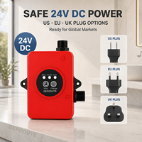 Pompe de circulation d'eau chaude portable 24V 80W pour douche et système de chauffe-eau de cuisine