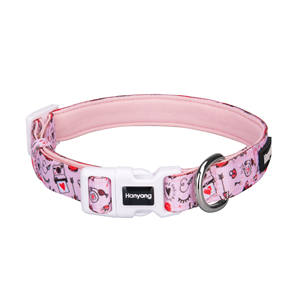<span class=keywords><strong>Collar</strong></span> para perro cómodo con mango acolchado, accesorio de poliéster, rotura por sublimación, fabricante OEM, 2021 - Product Image 2