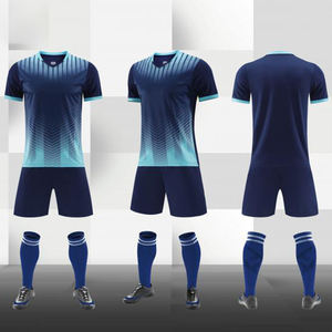 Ensemble de maillots de football personnalisés WOJIEER, respirant, 100% polyester, séchage rapide, sans manches, maillot de football de haute qualité, uniforme de football pour - Product Image 2