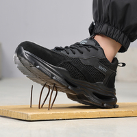 Chaussures de sécurité sportives GUYISA nouveau style, anti-perforation, semelle en caoutchouc, tige en microfibre, chaussures fonctionnelles pour l'automne et l'hiver