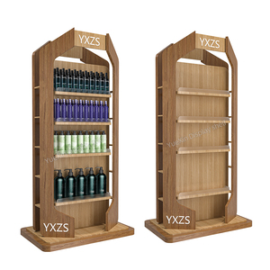 Estante de exhibición de estilo <span class=keywords><strong>boutique</strong></span> para presentación de productos de lujo Estantes de exhibición de hierro y madera mixtos exclusivos - Product Image 6
