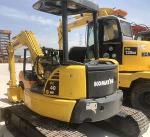 Motor Yanmar - Componentes Principales Hechos en Japón, Miniexcavadora Komatsu PC40MR-2 Usada de Alta Calidad, 4 Toneladas de Peso Operativo - Product Image 4