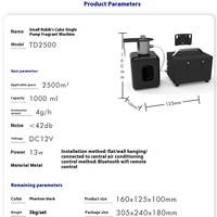 TD2500 pour Bluetooth Wifi diffuseur commercial Cube pour climatisation centrale petit centre commercial magique électrique 1 an