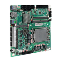 Carte mère micro ITX Intel Q670 pour pare-feu NAS, LGA1700, 4 ports LAN 2.5G, 8 ports SATA, 1 port PCIe 4x, 8 baies, DDR5, compatible 12e, 13e et 14e génération
