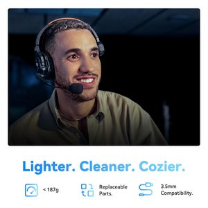 Auriculares Hollyland Solidcom SE Full Duplex de 1100 pies/350 m para Grabación de Video en <span class=keywords><strong>TV</strong></span> con Sistema de Intercomunicación PTT y Silenciador, Auriculares Inalámbricos de 2.4 GHz - Product Image 5