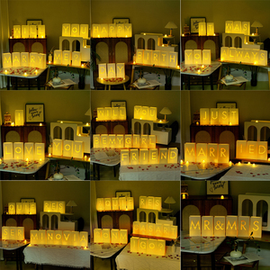 ¿Te Casarías Conmigo? Bolsas de Papel Luminosas para Velas de Té, para Bodas, Cumpleaños, Aniversarios, San Valentín - Product Image 3