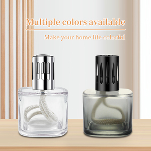 Nouvelle <span class=keywords><strong>lampe</strong></span> à parfum catalytique transparente carrée de 200 ml, compatible avec les huiles essentielles et les encens aromatiques - Product Image 3