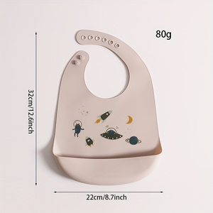 2025 Logo personnalisé en gros Silicone bébé bavoirs doux confortable étanche léger facile à nettoyer pour le stockage des aliments - Product Image 3