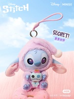 Figurine en peluche PVC Genuine Stitchh Eat Something Sleep, jouet de mode mignon de dessin animé, lot de 6 pièces, boîte mystère surprise