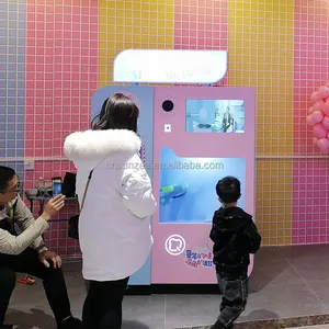 Kaufen Sie Chinese Electric Professional Voll automatische Herstellung von Blumen Kommerzielle Zuckerwatte Maschine zum Verkauf