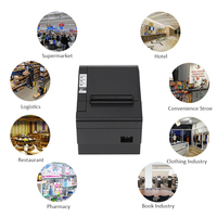 MJ8330 80mm WiFi LAN RS232 BT USB Prix Billet Impresora Portatil Printer Thermique POS Reçu 80mm Plug Printer