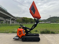 Antspower 2026 – Dumper hydraulique compact sur chenilles pour usage agricole, capacité de levage et de transport de 600 kg
