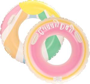 Flotador Inflable de PVC con Forma de Helado, Anillo de Natación para Niños, Juguetes para Fiestas de Piscina y Playa de Verano - Product Image 1