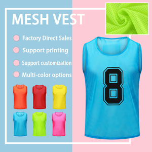 Offre Spéciale gilets en maille d'entraînement de football respirants à séchage rapide bon marché, bavoirs d'entraînement de football personnalisés pour enfants et adultes 1 pièce - Product Image 2