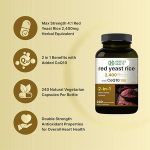 Sviluppo di Marchio Privato Integratore CoQ10 con <span class=keywords><strong>Carnitina</strong></span> <span class=keywords><strong>e</strong></span> Riso Rosso Fermentato in Capsule Vegane - Product Image 2