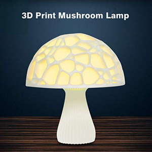 Lampada Notturna a Fungo Lonvis Moderna con LED a 16 Colori Cangianti, USB, Stampa 3D in PLA, Decorazione Fai-da-Te per Camera, Sensore di Generazione di Energia <span class=keywords><strong>Rem</strong></span> - Product Image 3