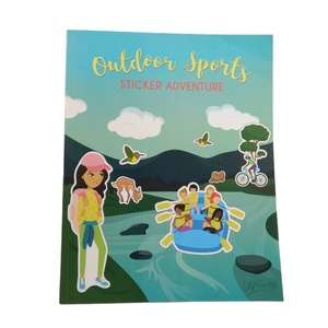 สติ๊กเกอร์ติดเบาะรูปสัตว์สำหรับเด็ก,สมุดกิจกรรมปักครอสติชพิมพ์สติกเกอร์แบบนำกลับมาใช้ใหม่ได้ตามต้องการ - Product Image 2