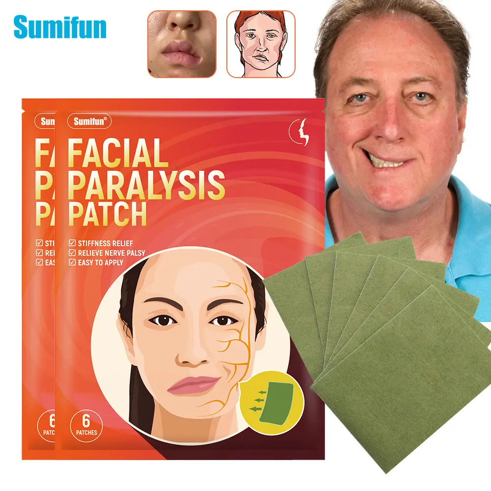 Facial paralysis traction plaster acupoint massage facial stiffness dredging meridian cross-border foreign trade in stock K15701