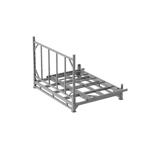 Étagère de stockage de marchandises industrielle en acier empilable à double couche pliable AOCHEN - Product Image 3