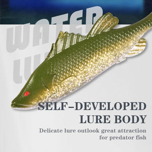 Leurre de <span class=keywords><strong>pêche</strong></span> souple en PVC, appât souple pour la <span class=keywords><strong>pêche</strong></span> en eau salée, pour poisson, bar, saumon, brochet, carpe, thon, zander, bar de mer - Product Image 5