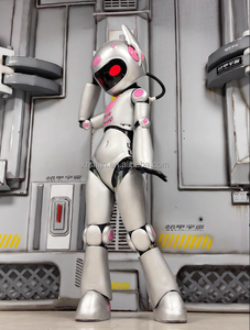 Encantadora chica <span class=keywords><strong>de</strong></span> tamaño adulto bailando Robot estrella <span class=keywords><strong>belleza</strong></span> <span class=keywords><strong>reina</strong></span> Año Nuevo tamaño real realista Eva mascota portátil trajes TV película disfraces - Product Image 2