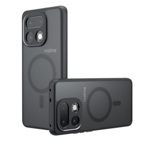Étui de téléphone compatible magnétique pour Realme 16 Pro ; GT8 Pro Qi-Jia Airbag, mat, résistant aux chutes pour Readmi 16Pro - Product Image 1