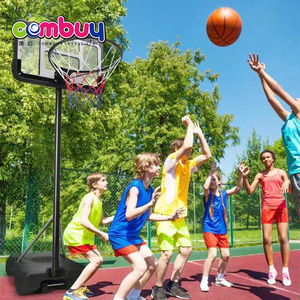 Gioco sportivo all'aperto interazione giocattoli regolabile basket ball rack con ruote - Product Image 4