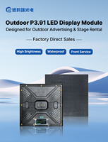 Écran LED publicitaire P3.91 pour affichage numérique intérieur/extérieur – Module de mur vidéo LED
