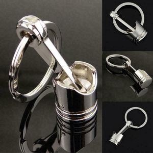 Porte-clés créatif en métal style piston de moteur de voiture, modèle de piston, pendentif clé, accessoires de décoration pour voiture - Product Image 3