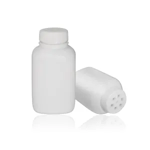 Пустая пластиковая бутылка для порошка талька, 50 мл, с крышкой, 2 унции