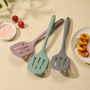 कोरियन सिलिकॉन स्पुटुला 1-टुकड़ा गर्म गुलाबी गुलाबी बेज सफेद प्रकाश हरी हरी रसोई के बर्तन डिशवॉशर सुरक्षित - Product Image 2