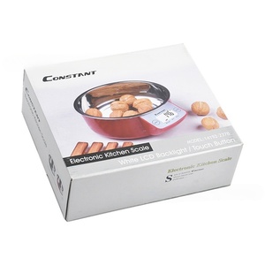 Balance de cuisine électronique Veidt avec bol en acier inoxydable pour aliments et pâtisserie domestique 14192-237B - Product Image 6
