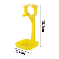 Abreuvoirs automatiques pour poulets avec valve à bille en acier, type tétine, coupelle d'eau suspendue pour élevage de poulets, bol d'eau pour poussins